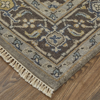 Feizy Ustad 6112F Gray/Blue Area Rug Lifestyle Image