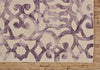 Feizy Lorrain 8564F Purple/Ivory Area Rug Detail Image