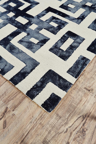 Feizy Lorrain 8568F Noir Area Rug