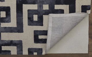 Feizy Lorrain 8568F Noir Area Rug Lifestyle Image