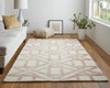 Feizy Lorrain 8571F Blush Area Rug Lifestyle Image Feature