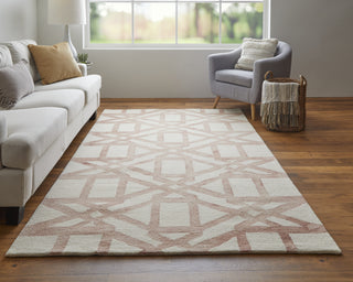 Feizy Lorrain 8571F Blush Area Rug Lifestyle Image