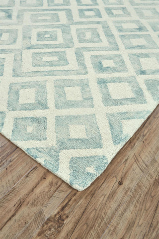 Feizy Lorrain 8572F Blue/Green Area Rug Lifestyle Image