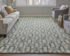 Feizy Lorrain 8919F Green/Ivory Area Rug Lifestyle Image Feature