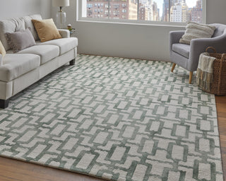 Feizy Lorrain 8919F Green/Ivory Area Rug Lifestyle Image