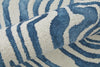 Feizy Lorrain 8920F Blue/Ivory Area Rug Corner Image