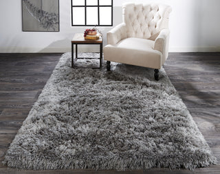 Feizy Beckley 4450F Gray Area Rug Lifestyle Image Feature