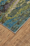 Feizy Brixton 3606F Teal Area Rug Lifestyle Image