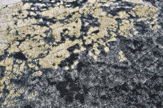 Feizy Bleecker 3590F Gray/Gold Area Rug Lifestyle Image