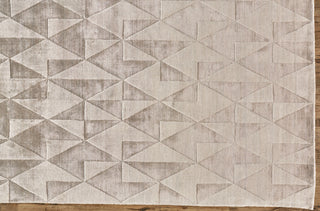 Feizy Gramercy 6335F Taupe Area Rug Detail Image