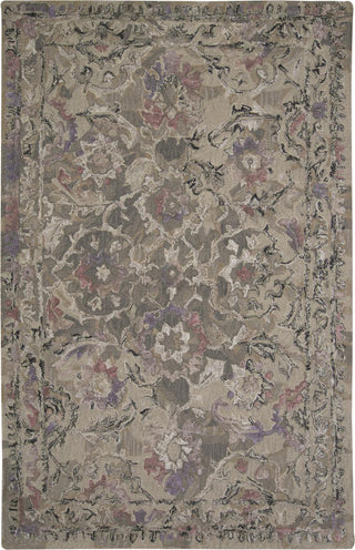 Feizy Tivoli 8215F Taupe/Purple Area Rug main image