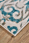 Feizy Keats 3466F Turquoise Area Rug