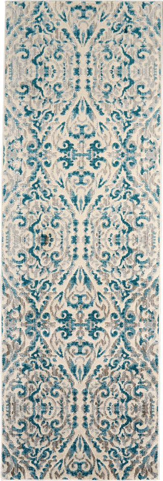 Feizy Keats 3466F Turquoise Area Rug