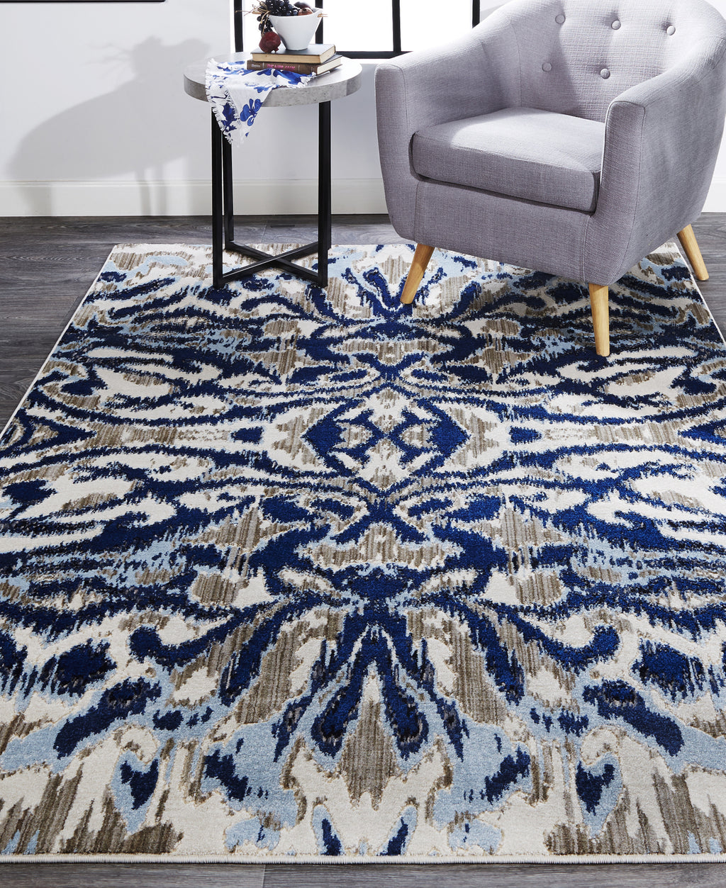 Feizy Milton 3467F Blue/Taupe Area Rug – Incredible Rugs and Decor