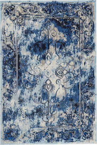 Feizy Milton 3471F Blue/Ivory Area Rug main image