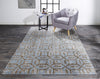 Feizy Milton 3472F Ice Area Rug Lifestyle Image Feature