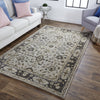 Feizy Eaton 8399F Gray/Beige Area Rug Lifestyle Image