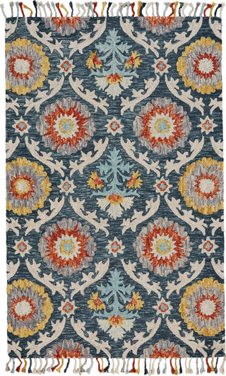 Feizy Abelia 8673F Blue Ocean Area Rug