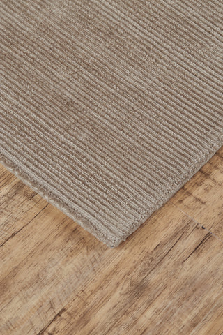 Feizy Batisse 8717F Taupe Area Rug Corner Image