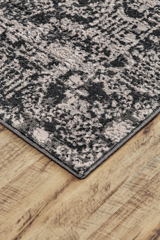 Feizy Prasad 3680F Charcoal/Gray Area Rug