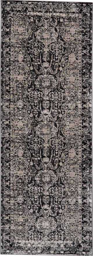 Feizy Prasad 3680F Charcoal/Gray Area Rug