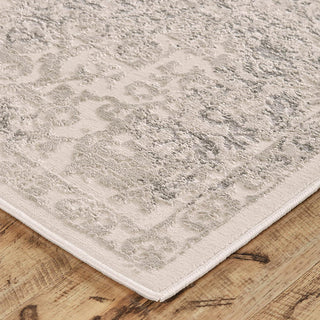 Feizy Prasad 3682F Light Gray Area Rug