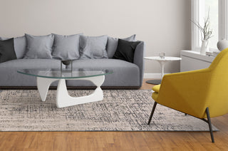 Feizy Prasad 3683F Gray Area Rug Lifestyle Image Feature