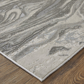 Feizy Prasad 3894F Gray/Ivory Area Rug Lifestyle Image