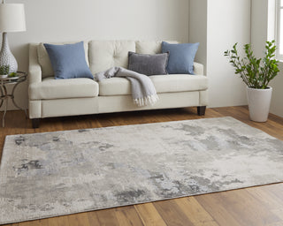 Feizy Prasad 3970F Ivory/Gray Area Rug Lifestyle Image