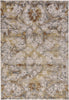 Feizy Cannes 3685F Gray/Yellow Area Rug