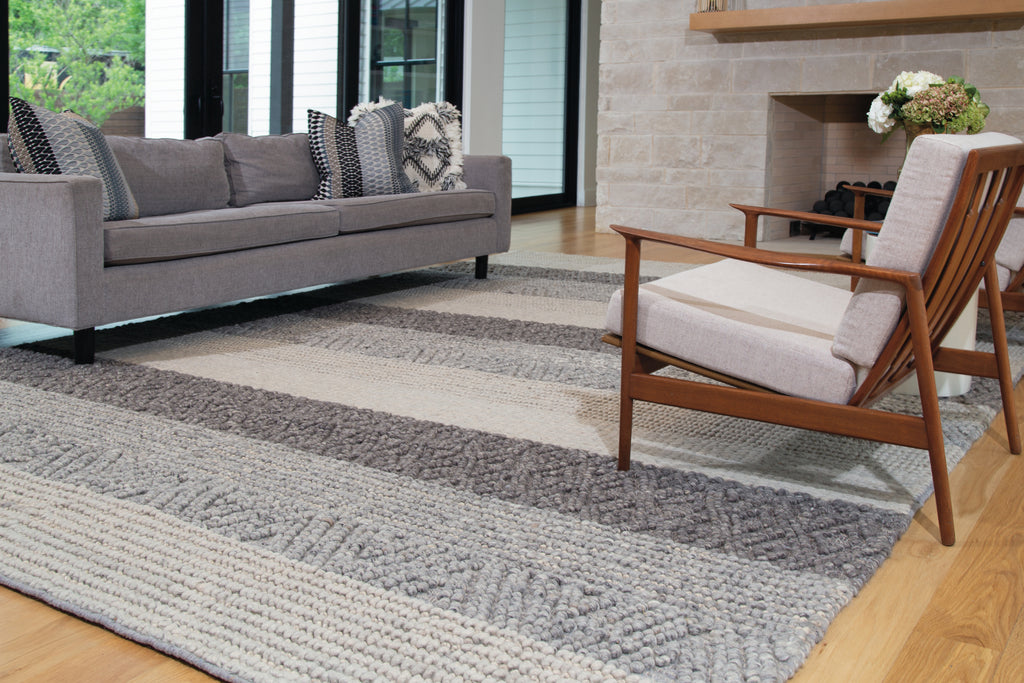 Feizy Berkeley 0811F Gray Area Rug Lifestyle Image Feature
