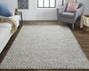 Feizy Berkeley 0812F Gray/Ivory Area Rug Lifestyle Image Feature
