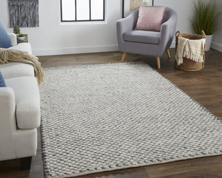 Feizy Berkeley 0812F Gray/Ivory Area Rug Lifestyle Image