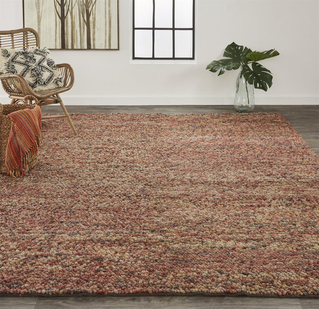 Feizy Berkeley 0821F Rust/Brown Area Rug Lifestyle Image Feature