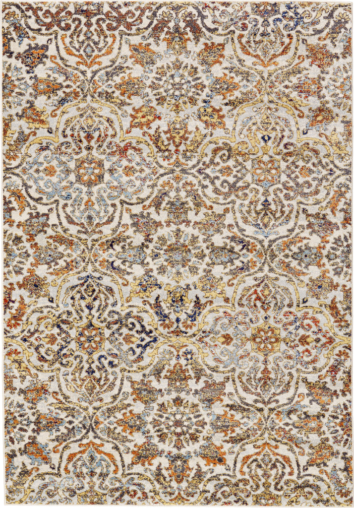 Feizy Emerson 3545F Cream/Grayblue Area Rug