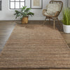 Feizy Kaelani 0770F Tan/Gray Area Rug Lifestyle Image Feature