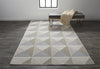 Feizy Micah 3044F Beige/Gray Area Rug Lifestyle Image Feature