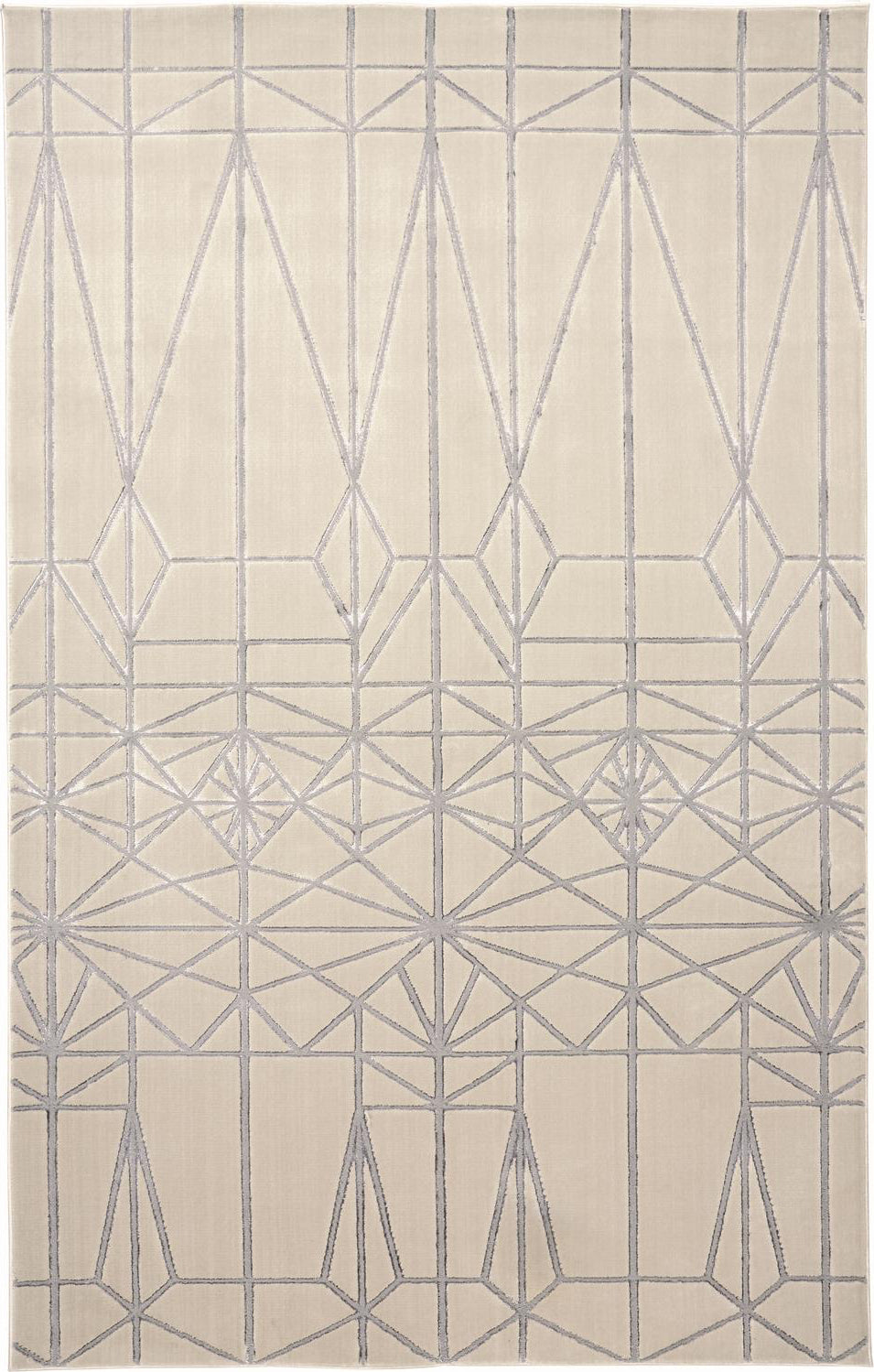 Feizy Micah 3045F Ivory/Silver Area Rug main image