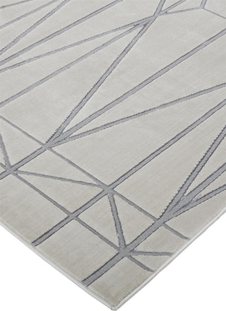 Feizy Micah 3045F Ivory/Silver Area Rug Lifestyle Image