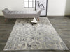 Feizy Micah 3046F Beige/Gray Area Rug Lifestyle Image Feature