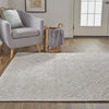 Feizy Micah 3047F Beige/Silver Area Rug Lifestyle Image