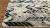 Feizy Micah 3048F Gray/Silver Area Rug Detail Image