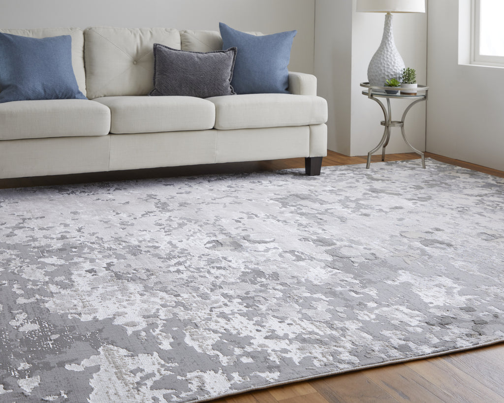 Feizy Micah 3336F Silver/Gray Area Rug Incredible Rugs and Decor