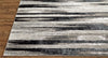 Feizy Micah 3338F Black/Silver Area Rug Detail Image