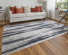 Feizy Micah 3338F Black/Silver Area Rug Lifestyle Image