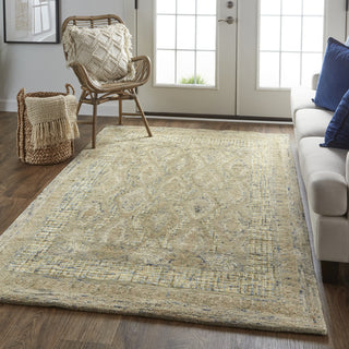 Feizy Isleta 8445F Gray/Blue Area Rug Lifestyle Image