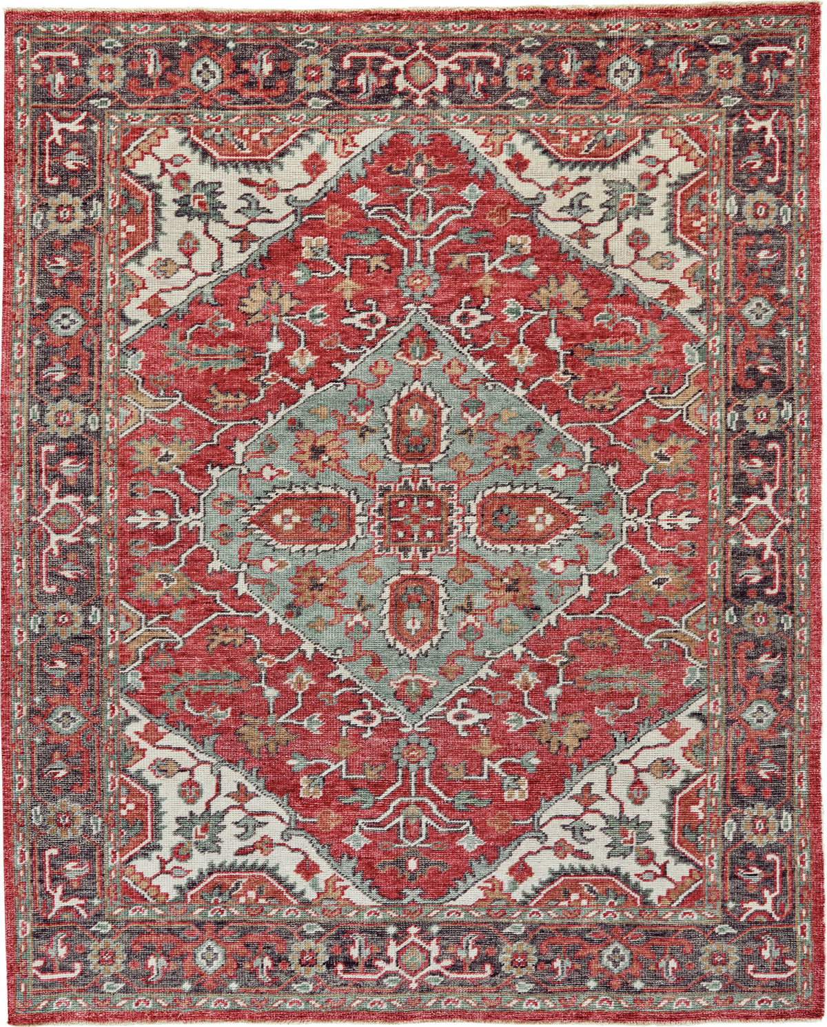 Feizy Piraj 6453F Red/Gray Area Rug – Incredible Rugs and Decor