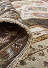 Feizy Piraj 6755F Brown/Yellow Area Rug Up Close Image