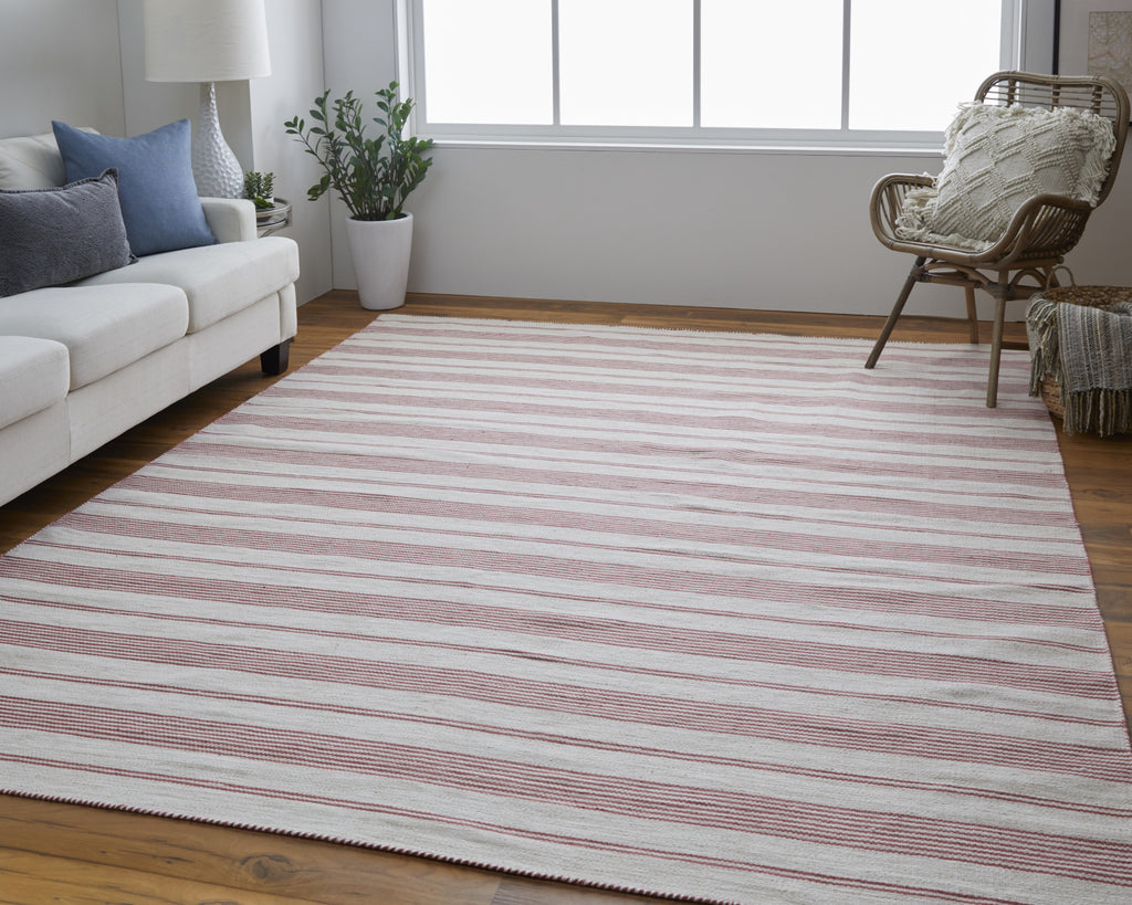 Feizy Duprine 0560F Red Area Rug Lifestyle Image Feature