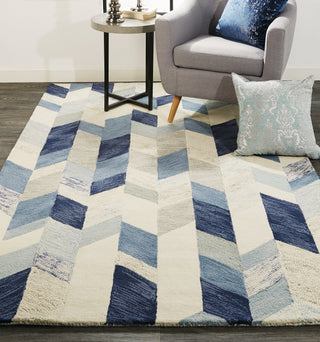 Feizy Arazad 8446F Ivory/Blue Area Rug Lifestyle Image